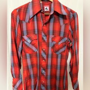 Chute #1 Western Snap Shirt- 1980’s - Size small